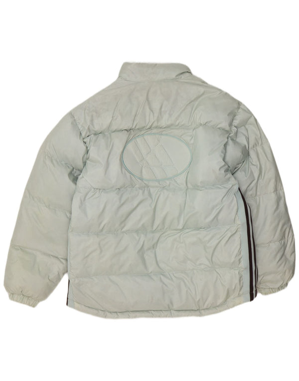 Adidas Ανδρικό γραφικό μπουφάν UK 40 Large Blue Polyester