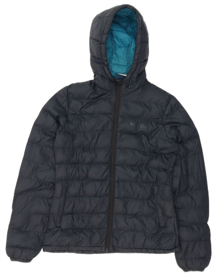 Mountain Warehouse Γυναικείο μπουφάν με κουκούλα UK 8 Samll Μαύρο Πολυεστέρας