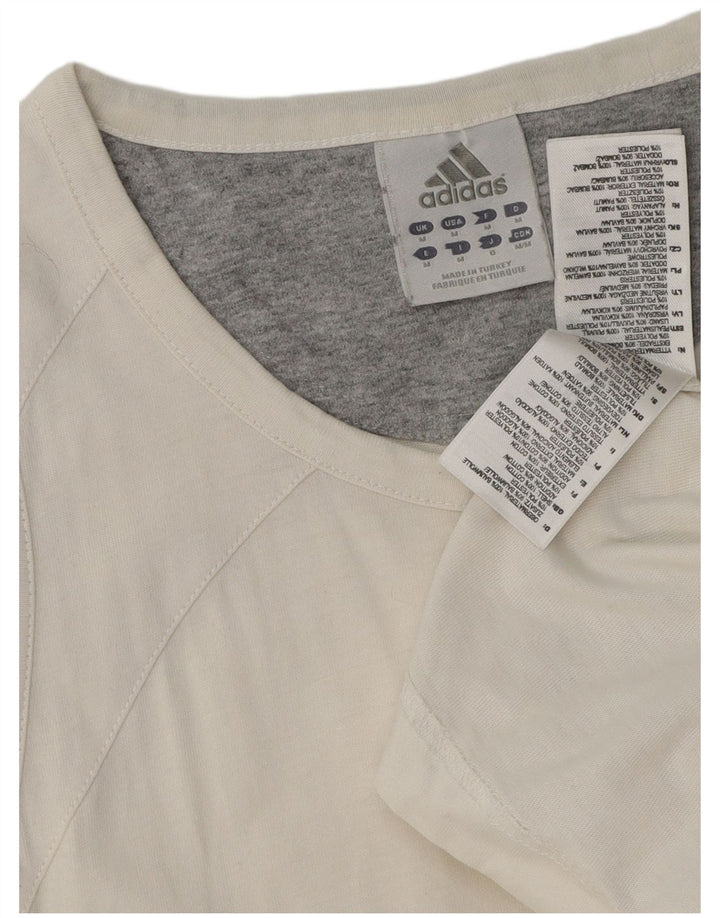 Ανδρικό γιλέκο Adidas, μεσαίο λευκό βαμβακερό