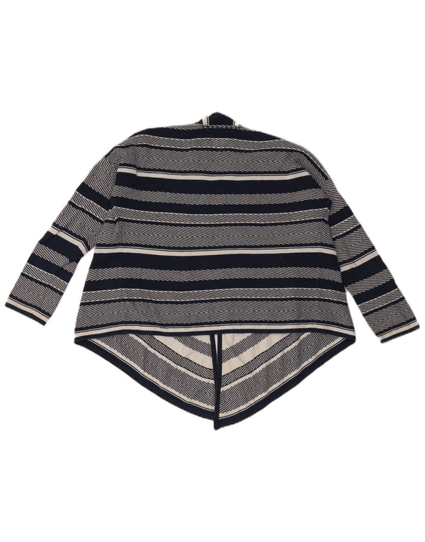 Tommy Hilfiger Girls Open Cardigan πουλόβερ 9-10 ετών Navy Blue Geometric