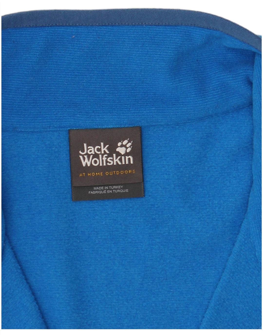 Jack Wolfskin Ανδρικό φερμουάρ με λαιμόκοψη Fleece Jumper 2XL Blue Polyester