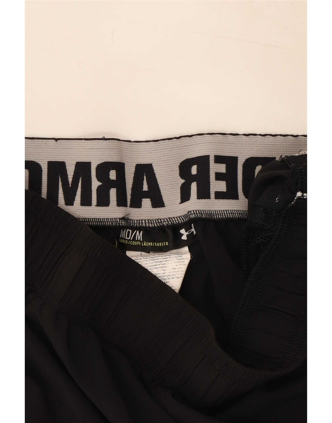 Ανδρικό γραφικό αθλητικό σορτς Under Armour, μεσαίο μαύρο
