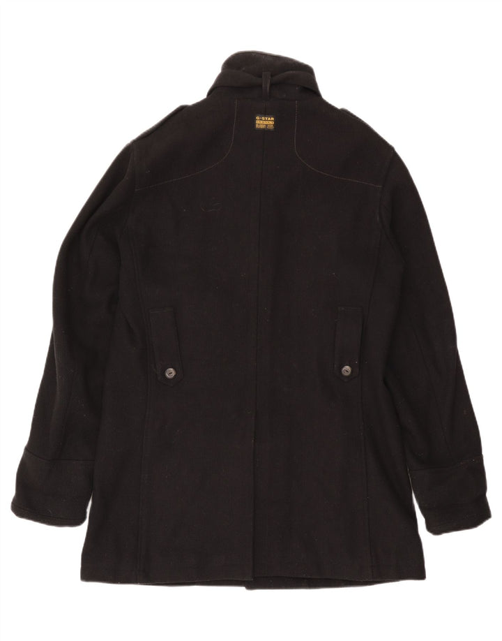 Ανδρικό Στρατιωτικό Πανωφόρι G-STAR UK 40 Large Black Wool