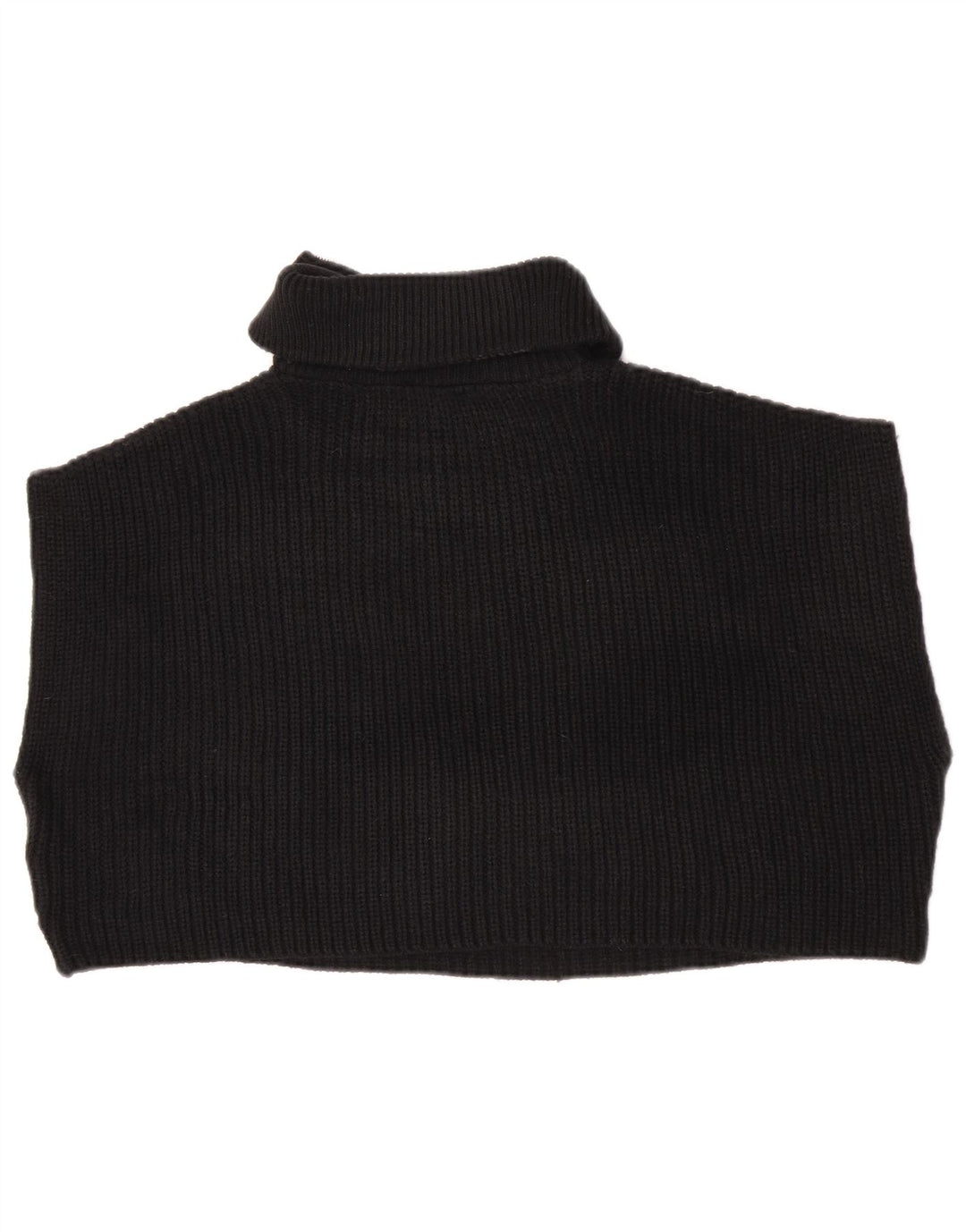 Zara Γυναικείο φανελάκι με φερμουάρ Oversized Crop Tank Top UK 14 Medium Black