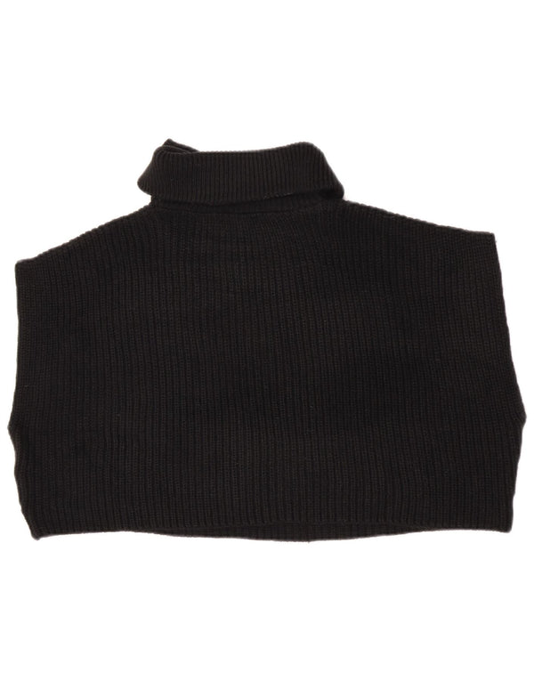 Zara Γυναικείο φανελάκι με φερμουάρ Oversized Crop Tank Top UK 14 Medium Black