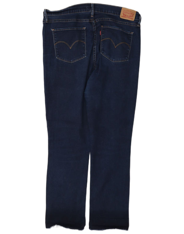 Γυναικείο τζιν Levi's 724 ψηλό ίσιο W33 L28 Μπλε βαμβακερό