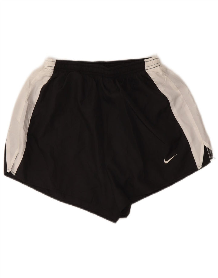 Γυναικείο αθλητικό σορτς Nike US 8/10 μεσαίου μαύρου πολυεστέρα