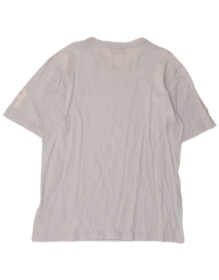 Kappa Ανδρικό T-Shirt Top μεγάλο μπλε ριγέ βαμβακερό