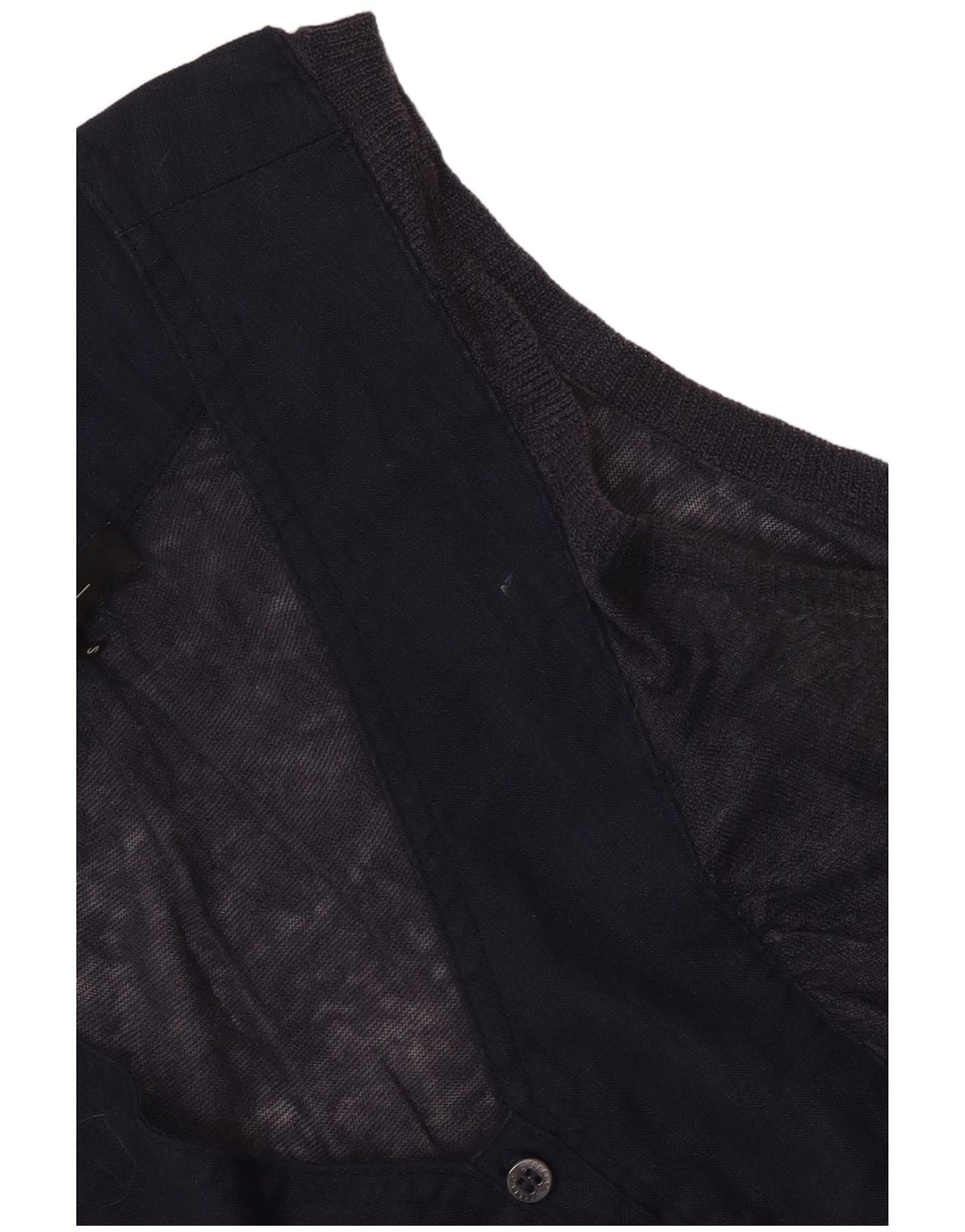 Max Mara Γυναικείο Γιλέκο Σαββατοκύριακου Top UK 8 Small Navy Blue