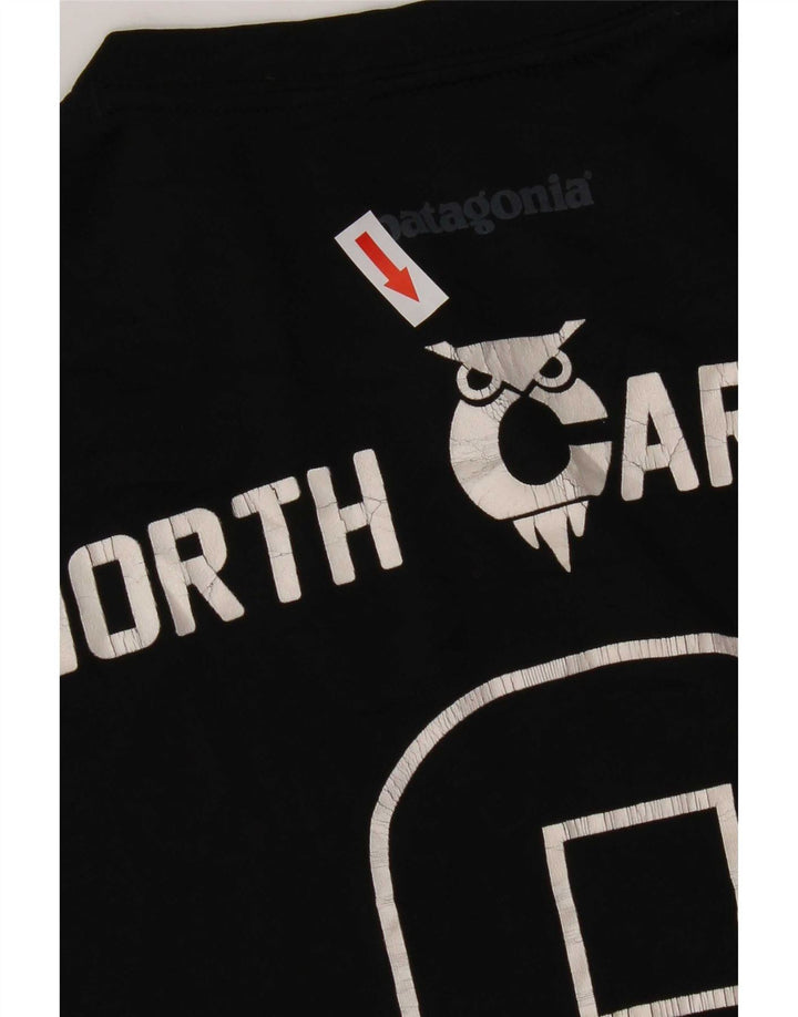 Ανδρικό γραφικό μπλουζάκι Patagonia North Carolina Top μεσαίο μαύρο πολυεστέρας