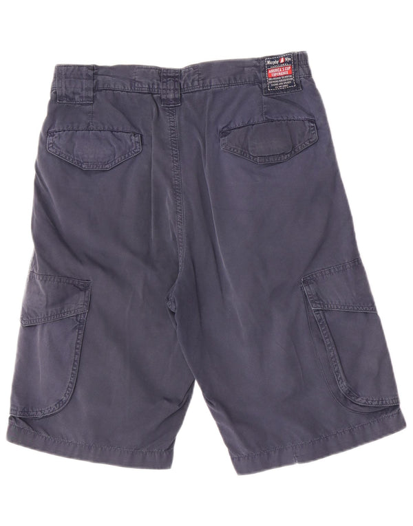 Ανδρικό σορτς Cargo Murphy & Nye W32 Medium Navy Blue Cotton