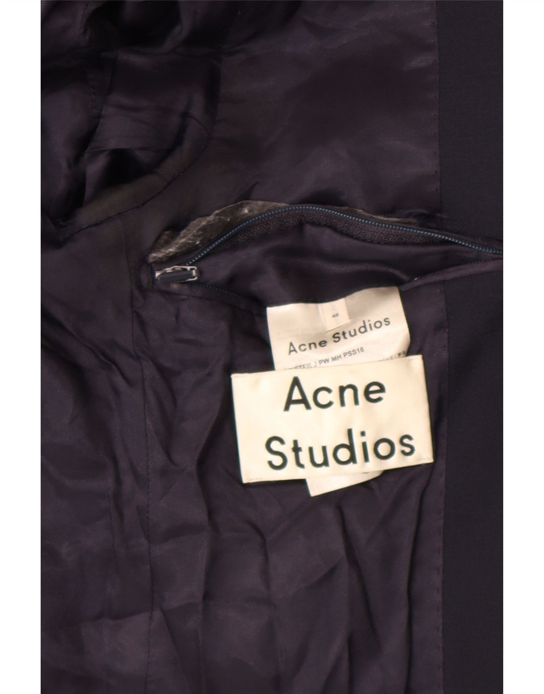 Acne Studios Ανδρικό σακάκι 2 κουμπιών Blazer IT 48 Medium Navy Blue Classic
