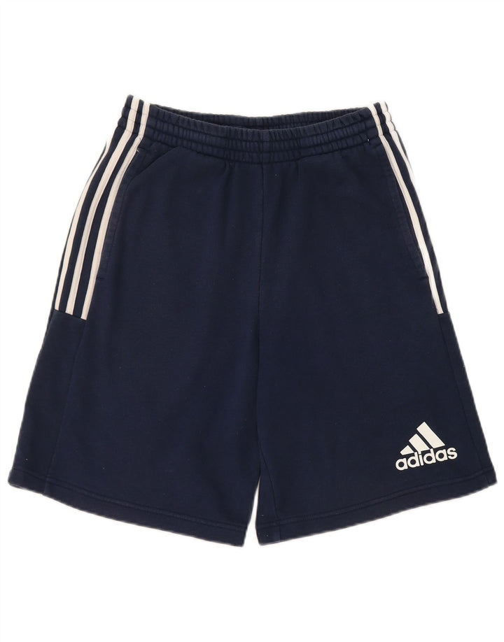 Ανδρικό αθλητικό σορτς Adidas Μικρό μπλε ναυτικό βαμβακερό