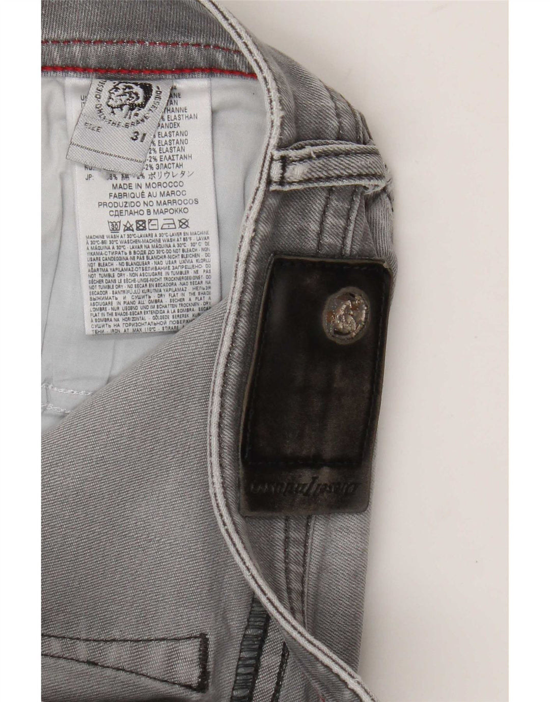 Ανδρικό τζιν Diesel Buster Regular Tapered Jeans W31 L29 Γκρι βαμβακερό