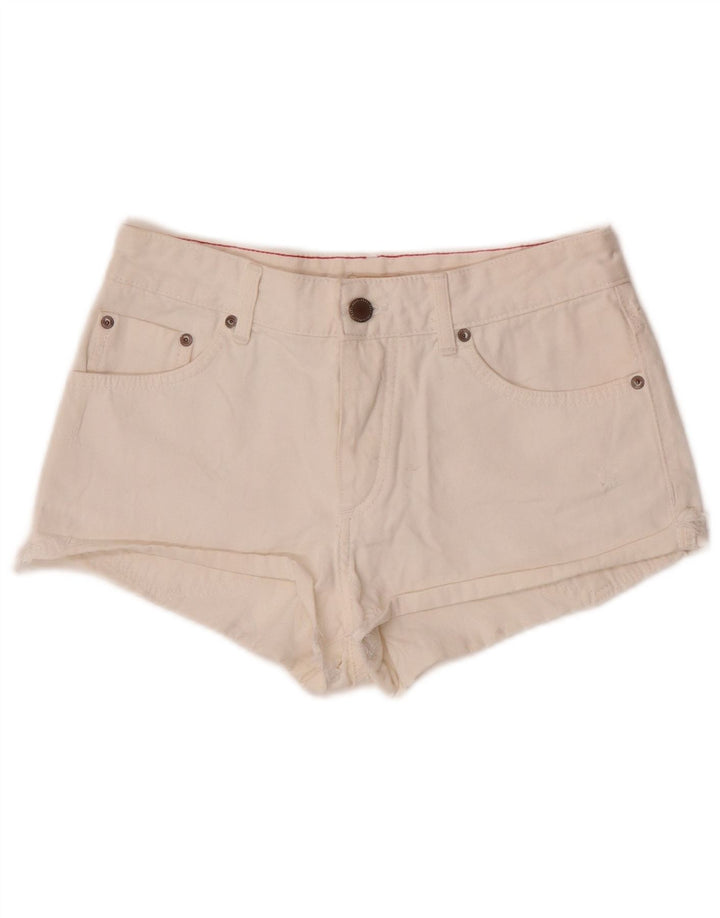 Roxy Γυναικείο Τζιν Hot Παντελόνι Small W26 Λευκό Βαμβακερό