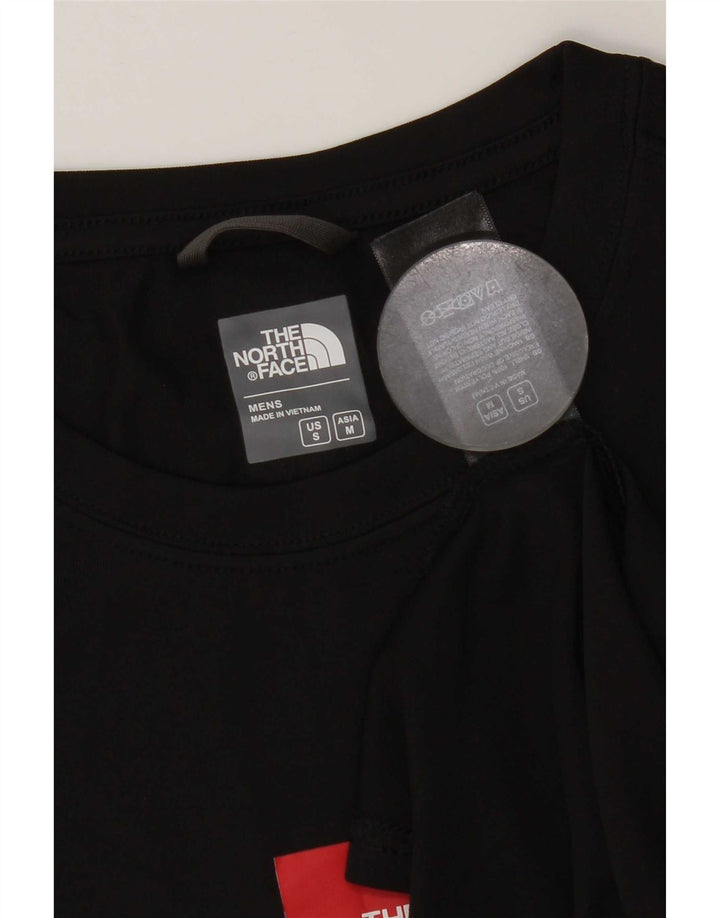 Ανδρικό γραφικό T-Shirt North Face Top Small Black Polyester