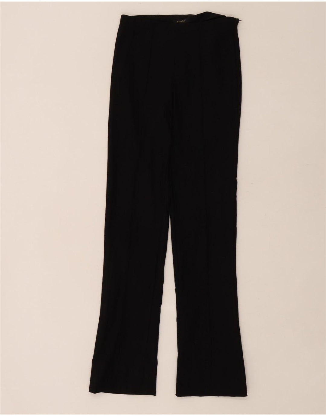 Massimo Dutti Γυναικείο παντελόνι μποτάκι EU 34 2XS W26 L30 Μαύρο βισκόζη