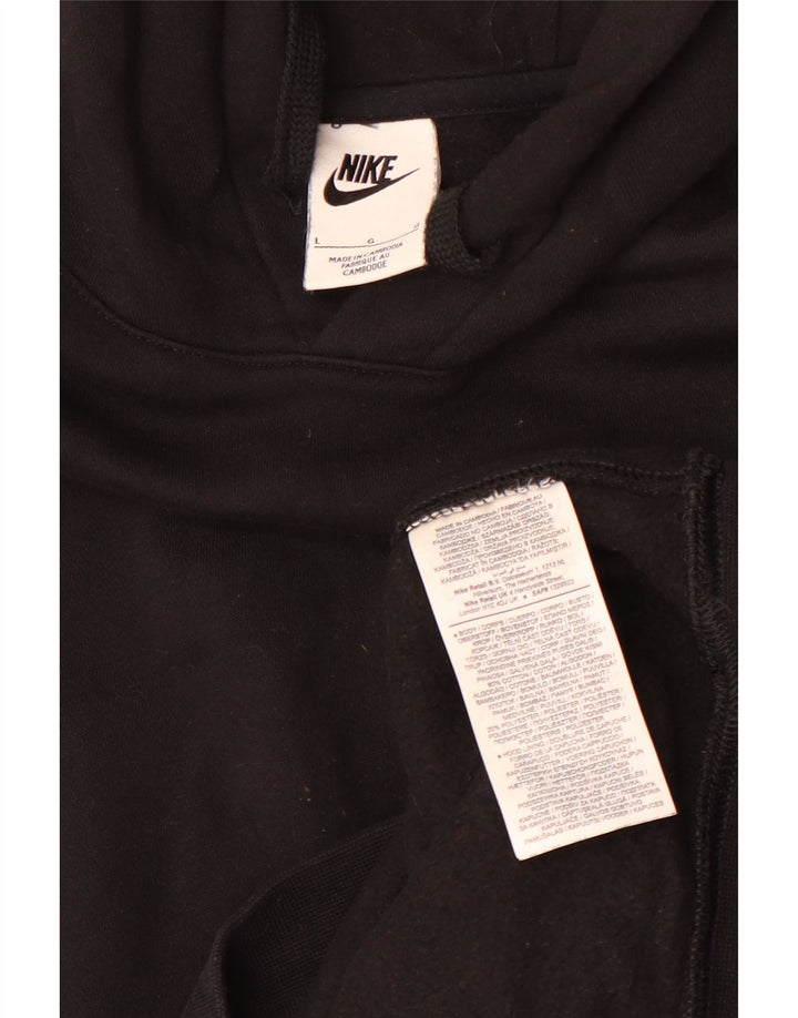 Ανδρικό φούτερ Nike, μεγάλο μαύρο βαμβακερό