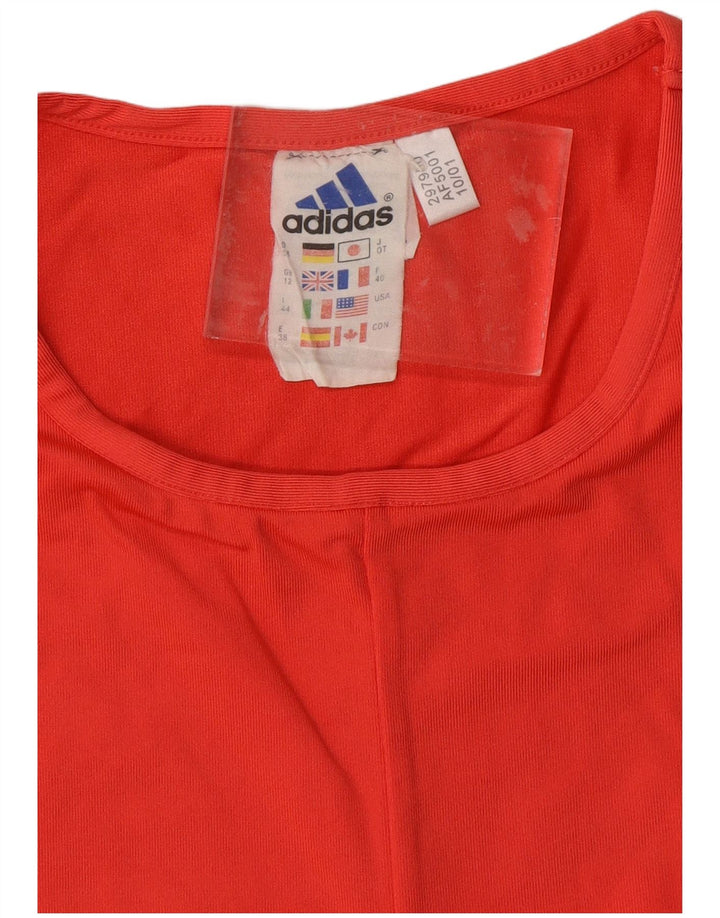 Γυναικείο γιλέκο ADIDAS Crop Top UK 12 Medium Red Polyamide