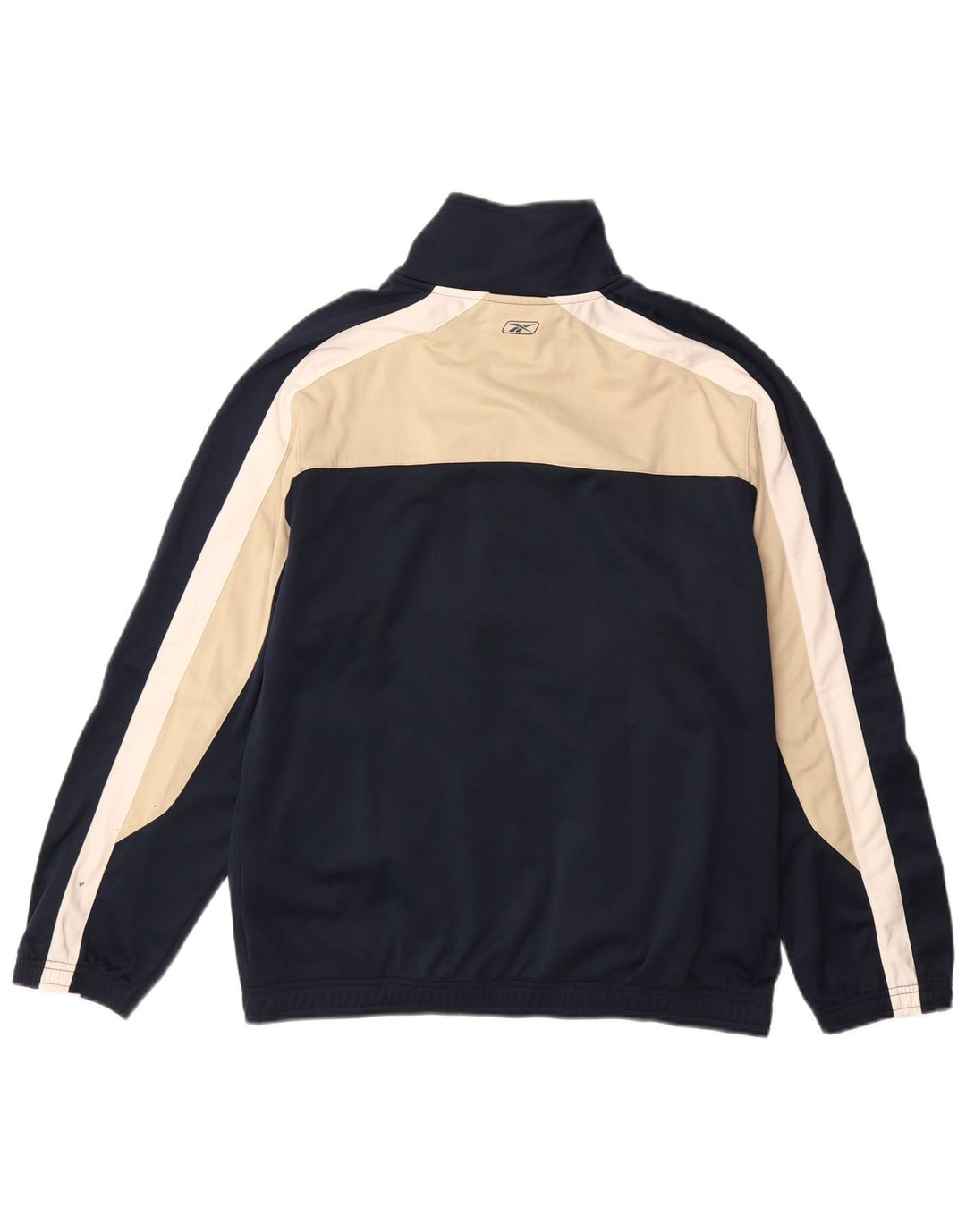 Ανδρική αθλητική φόρμα REEBOK Top Jacket Medium Navy Blue Colorblock Polyester