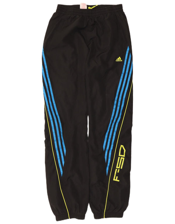 Adidas Boys Graphic αθλητική φόρμα παντελόνι Joggers 15-16 ετών μαύρο πολυεστέρα