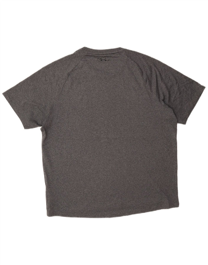 Under Armour Ανδρικό T-Shirt Top Large Grey Polyester