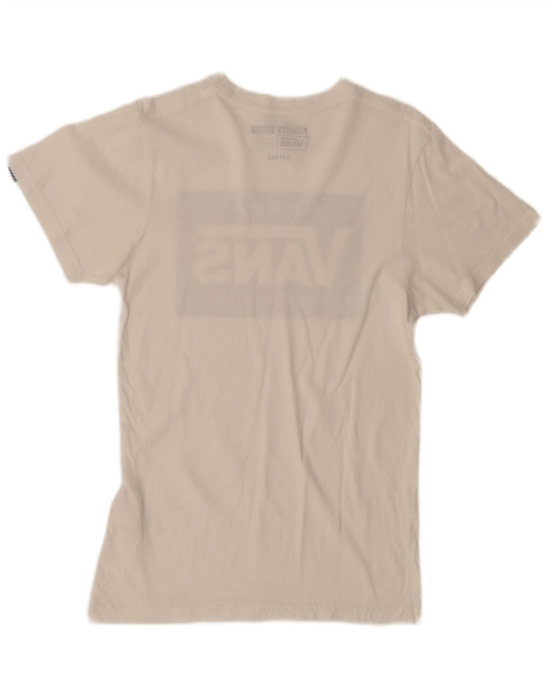 Γραφικό T-Shirt Ανδρικό Vans Προσαρμοσμένη Εφαρμογή Τοπ Μικρό λευκό βαμβακερό