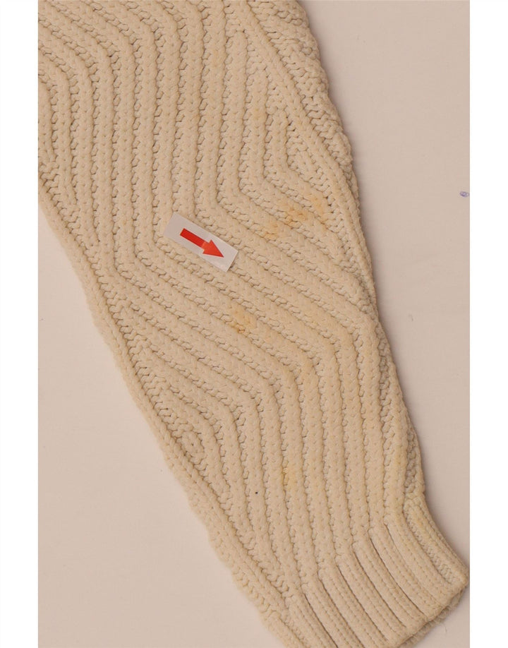 Marks & Spencer Γυναικείο πουλόβερ με λαιμόκοψη σε V UK 10 Small Off White