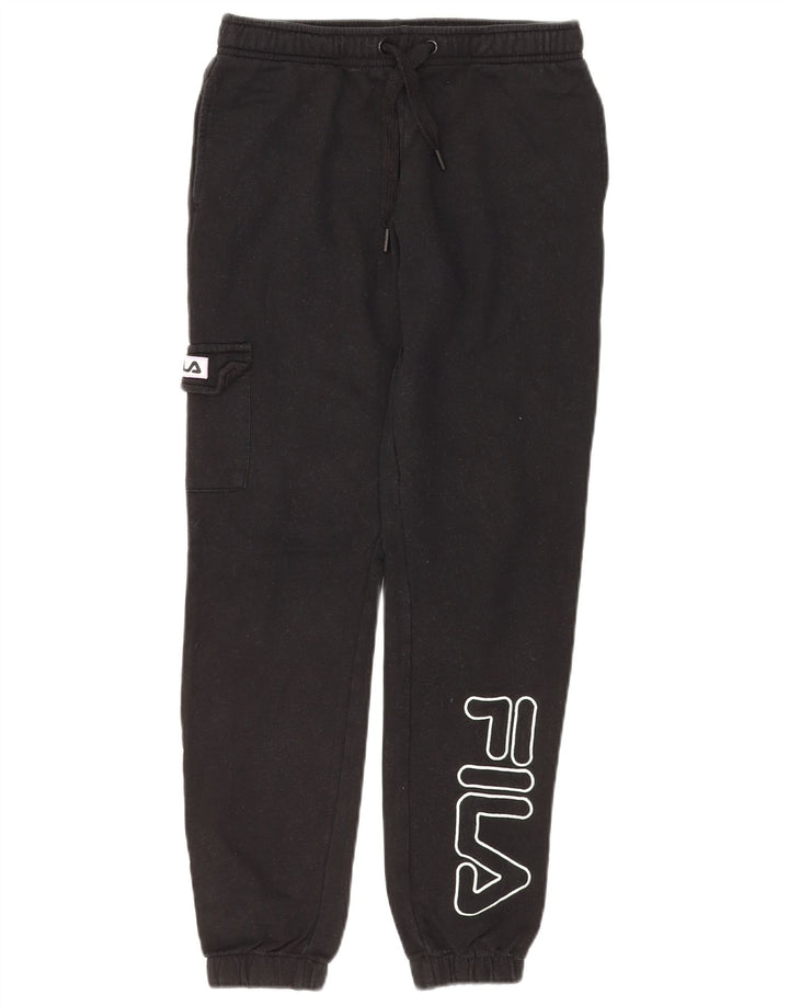 FILA Girls Graphic Cargo αθλητική φόρμα παντελόνι Joggers 13-14 ετών μαύρο
