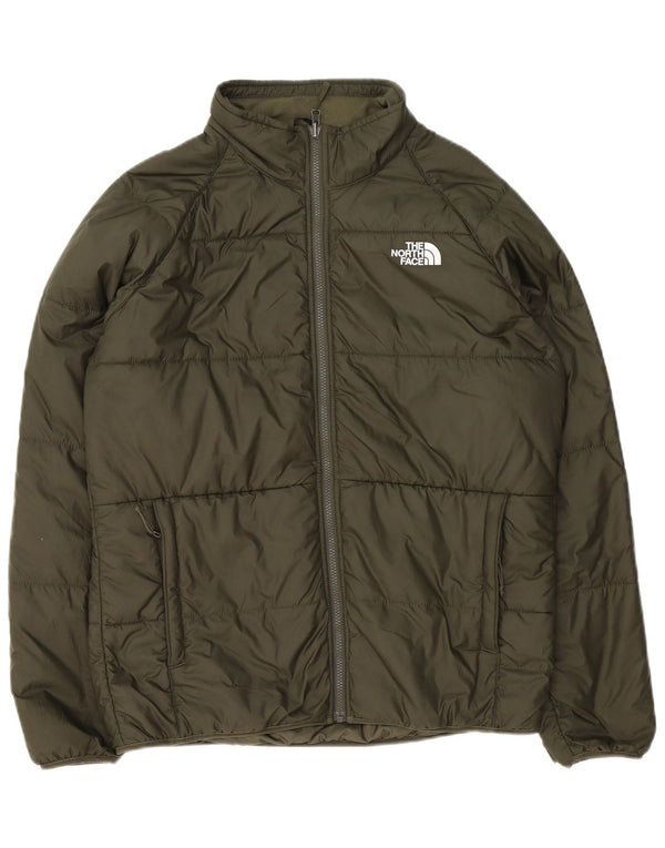 The North Face Mens Graphic Liner Jacket με επένδυση UK 40 Large Green Polyester