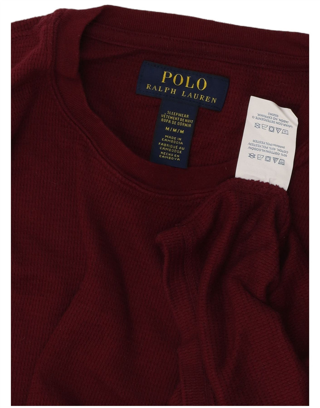 Ανδρικό μπλουζάκι POLO RALPH LAUREN Μακρυμάνικο μεσαίο βαμβάκι