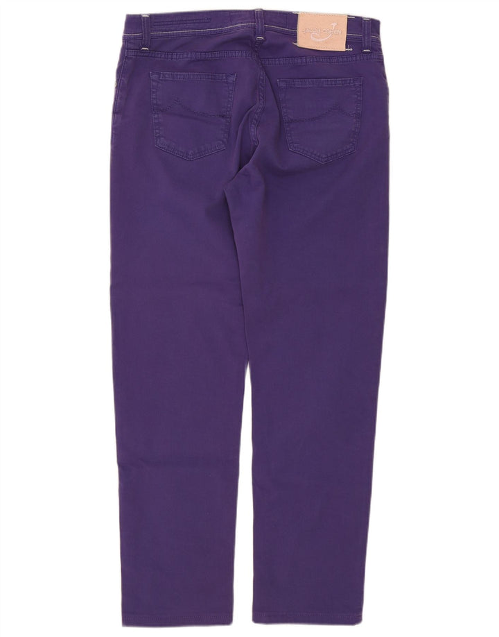 JACOB COHEN Womens Slim Jeans W36 L29 Purple Cotton Vintage Jacob Cohen and Second-Hand Jacob Cohen from Messina Hembry 