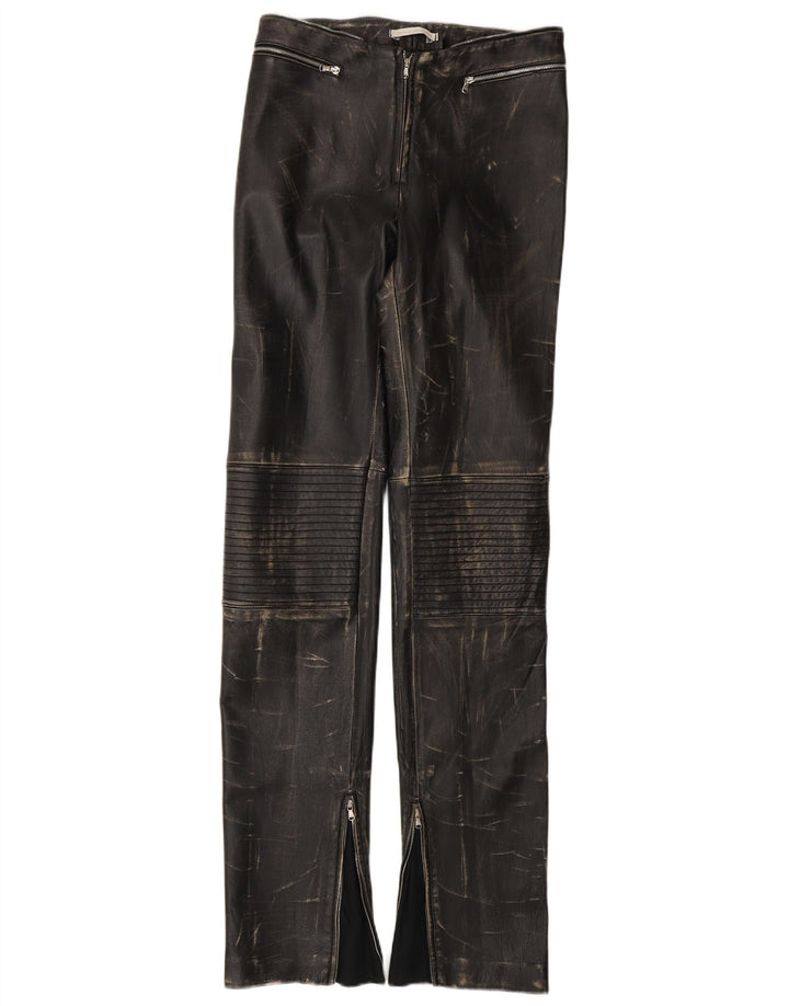 Rufffo Research Γυναικείο Biker Παντελόνι W28 L34 Μαύρο Flecked