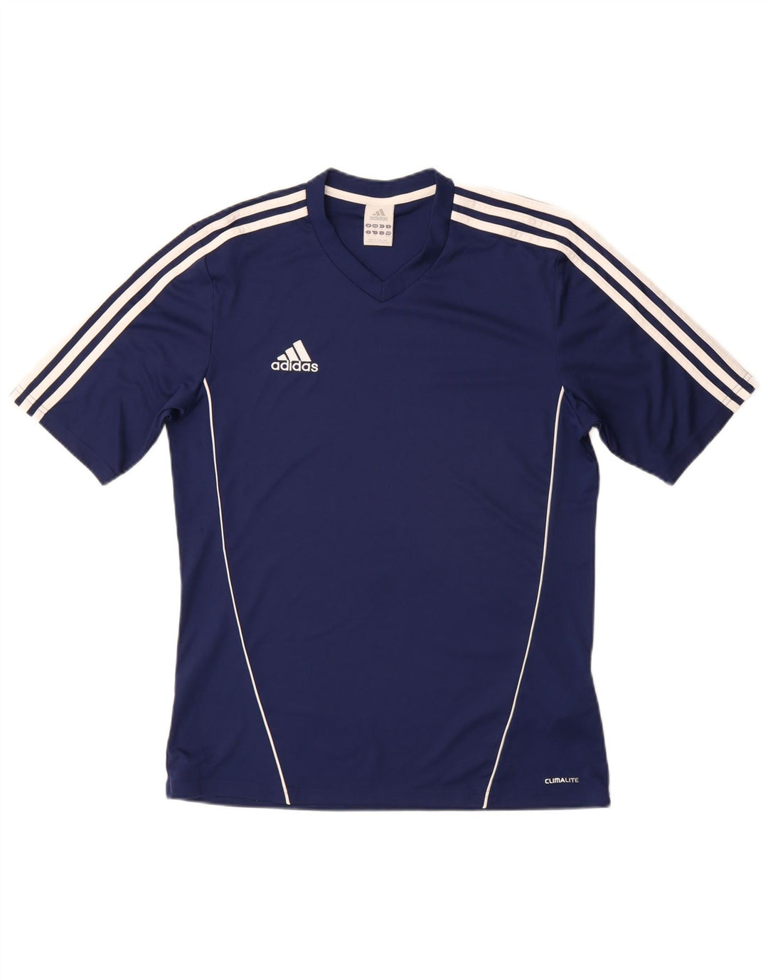Ανδρικό T-Shirt Climalite ADIDAS Top Medium Navy Blue Polyester