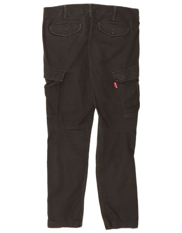 Levi's Mens Cargo Trousers Medium W32 L29 Khaki Cotton