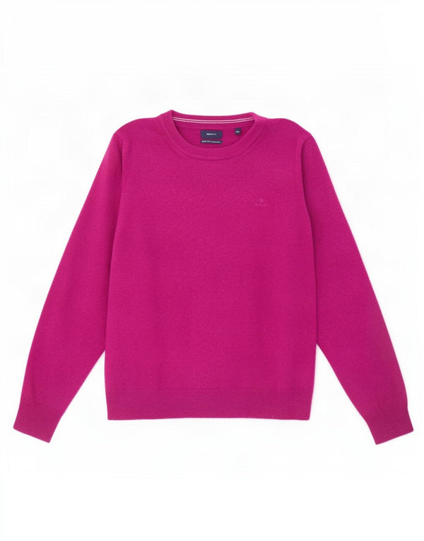 Gant Γυναικείο πουλόβερ με λαιμόκαυμα UK 20 2XL Μωβ Lambswool