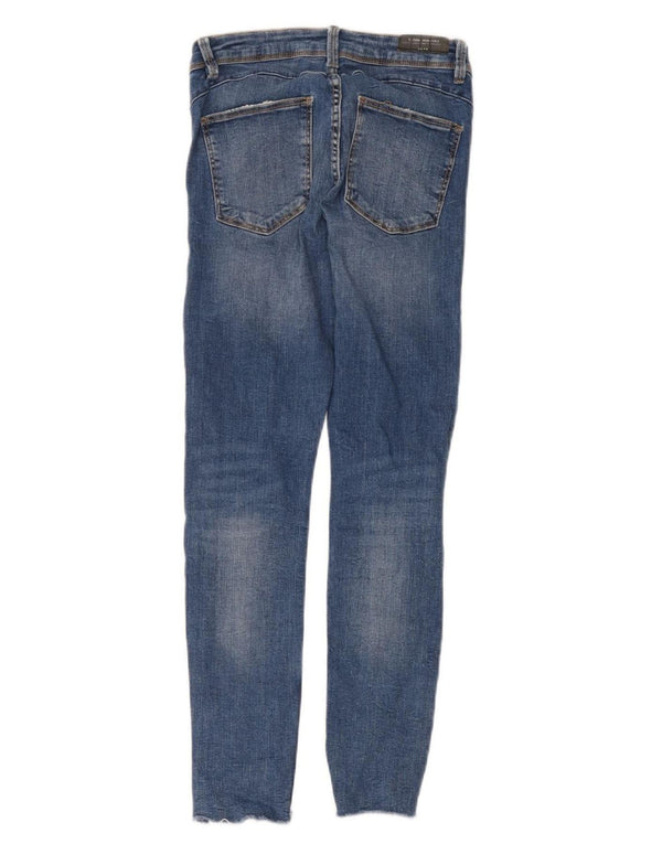 Zara Γυναικείο Skinny Jeans EU 38 Small W28 L26 Blue Cotton