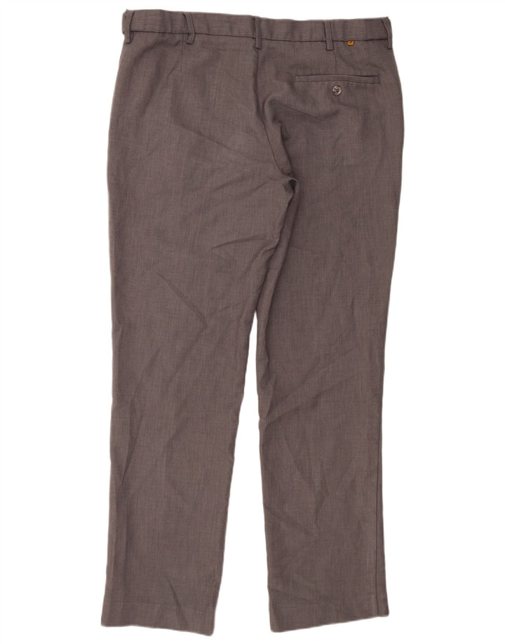 Farah Ανδρικό ίσιο παντελόνι Chino W36 L31 Γκρι Πολυεστέρας