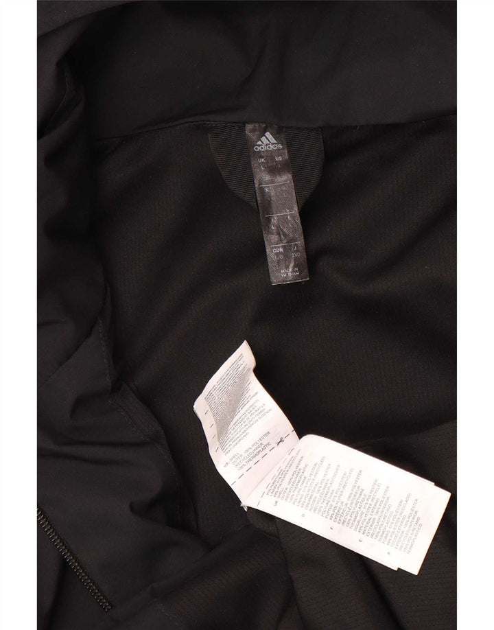 Adidas Ανδρική αθλητική φόρμα με κουκούλα Top Jacket Μαύρο Πολυεστέρας