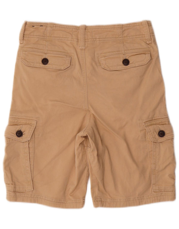 Abercrombie & Fitch Boys Cargo Shorts 15-16 Years W28  Beige Cotton