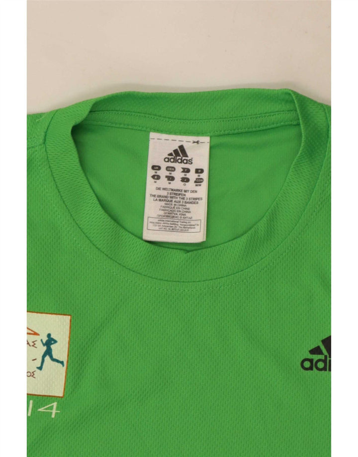 Adidas Ανδρικό T-Shirt Aohna Graphic Top μεσαίο πράσινο πολυεστέρας