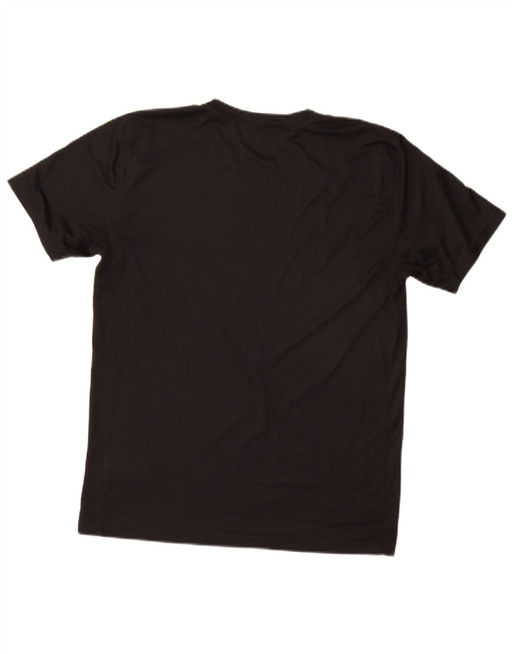 Ανδρικό T-Shirt Nike Dri Fit Top από μεσαίο μαύρο πολυεστέρα