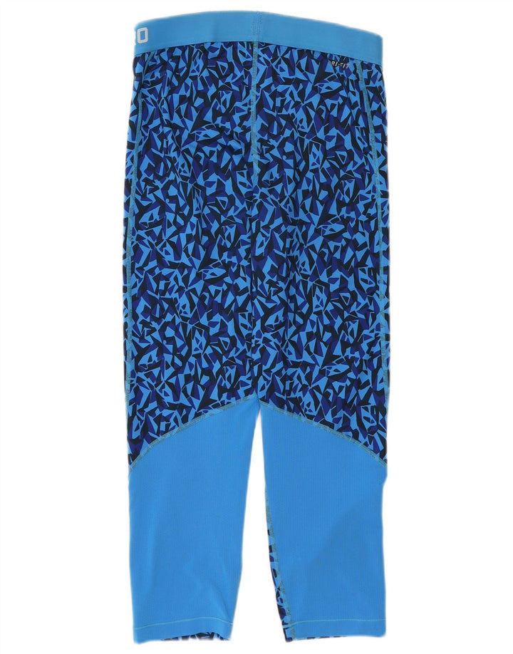Γυναικεία κολάν Nike Crop UK 12 Medium Blue Geometric Polyester
