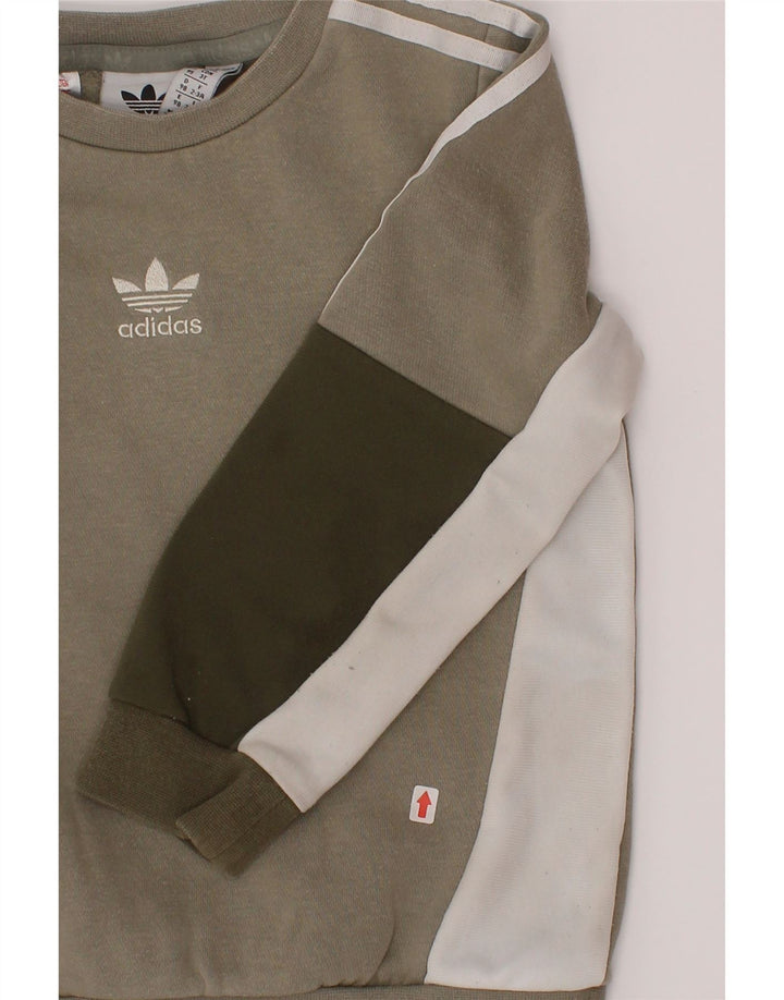 Φούτερ Adidas Boys Jumper 2-3 Years Grey Colourblock