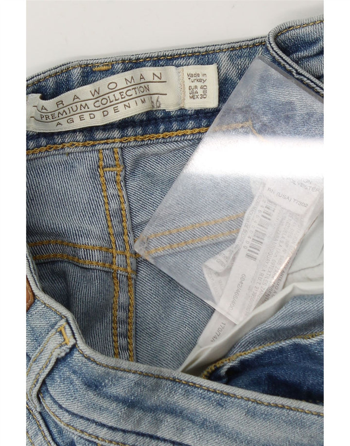 Zara Γυναικείο Τζιν Hot Παντελόνι EU 40 Medium W30 Μπλε βαμβακερό