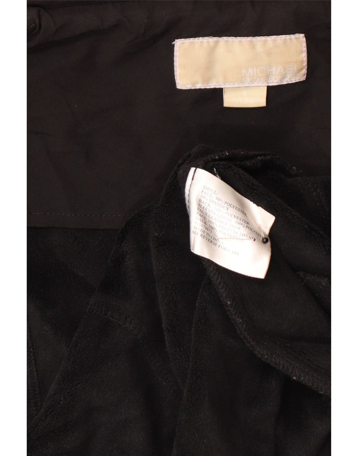 Michael Kors Γυναικείο μπουφάν Parka με κουκούλα UK 10 Small Black Polyester