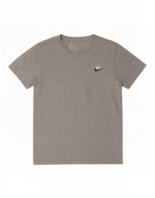 Ανδρικό μπλουζάκι Nike, μικρό βαμβακερό γκρι μπλουζάκι