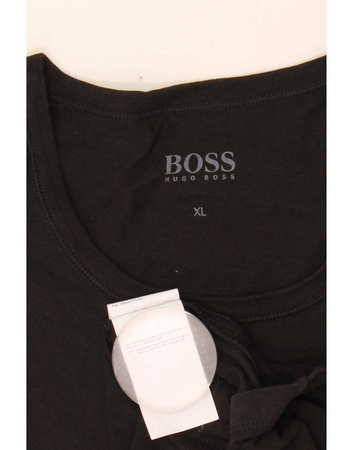Ανδρικό T-Shirt Hugo Boss Top XL Μαύρο βαμβακερό