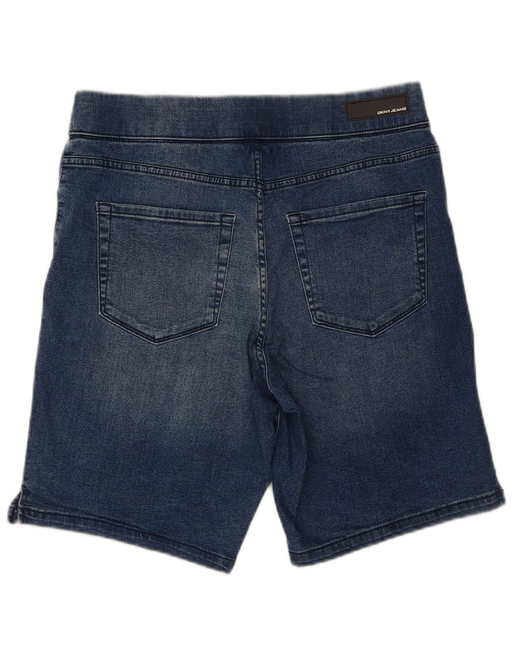Dkny Γυναικείο τζιν σορτς μεσαίο W30 μπλε βαμβακερό
