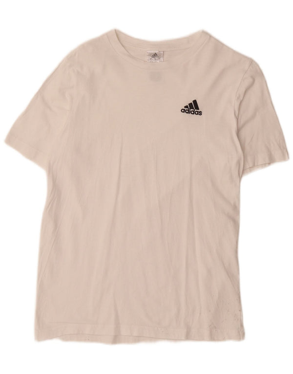 Ανδρικό T-Shirt Adidas Top Μικρό λευκό βαμβακερό